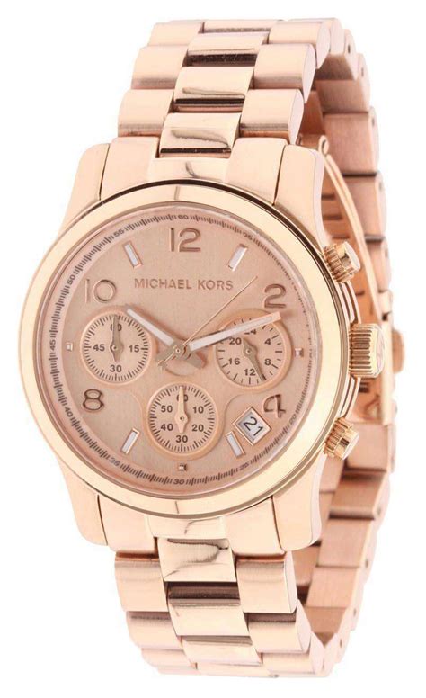 michael kors chrome and rose gold|Michael Kors rose gold watches.